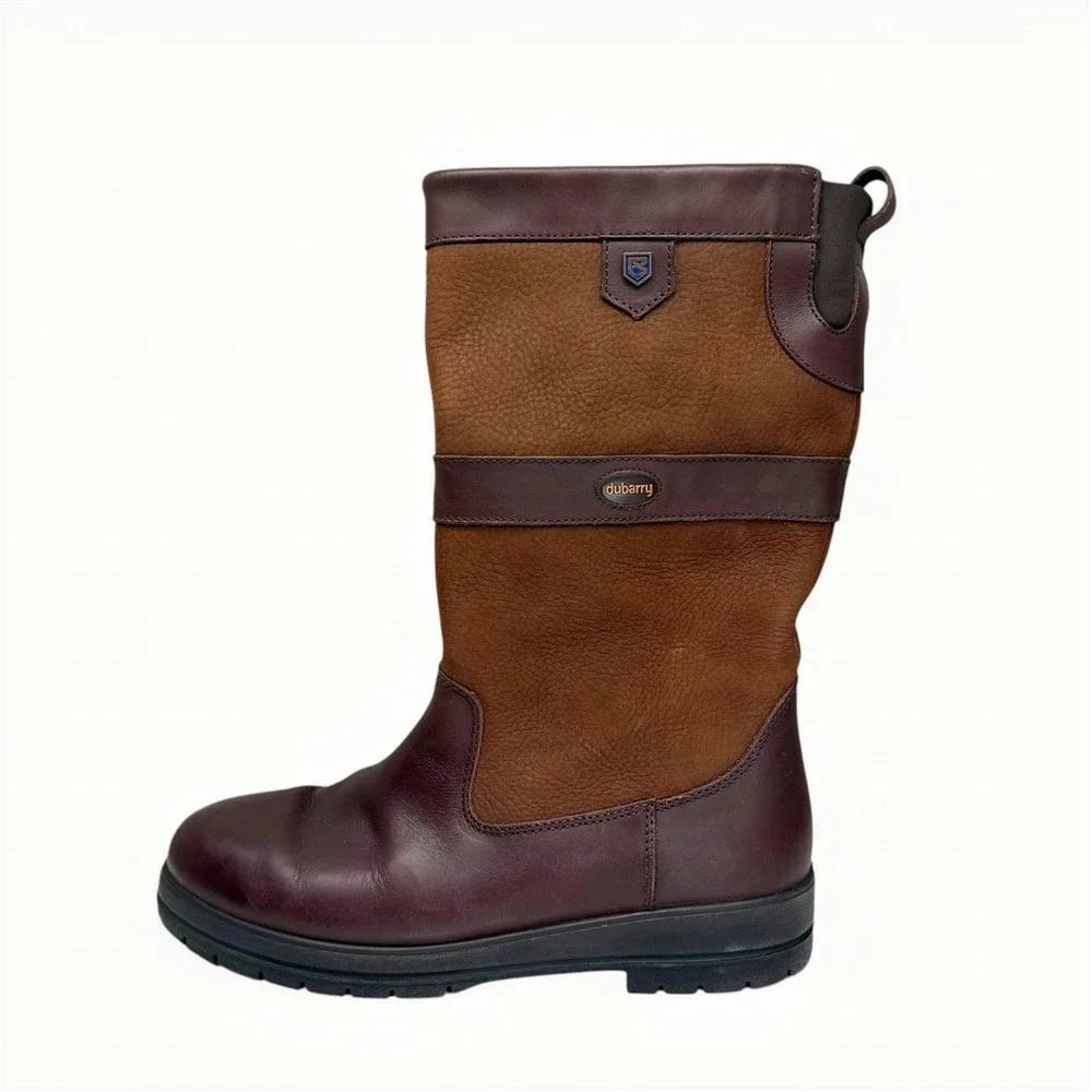 Dubarry Kildare Brown Leather Gore-Tex Country Riding Boots 41/9-9.5 women
